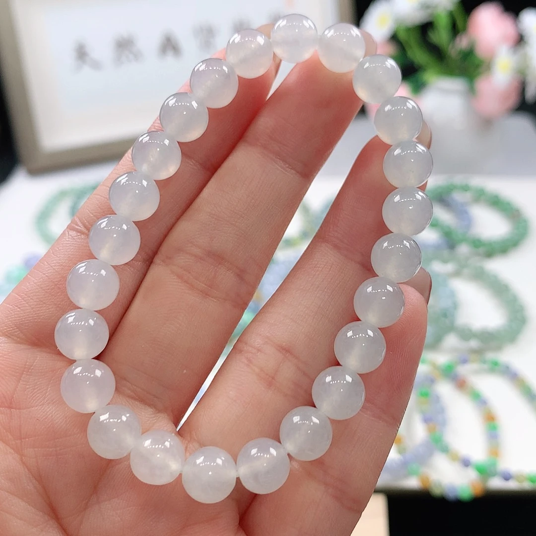 翡翠未镶嵌手链手链7.8mm