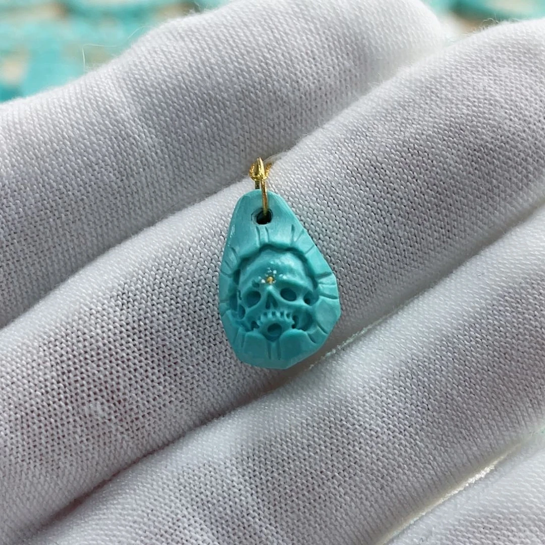 绿松石珠宝奇石未镶嵌