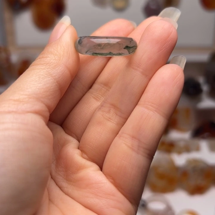 玛瑙/玉髓合金吊坠内径18mm