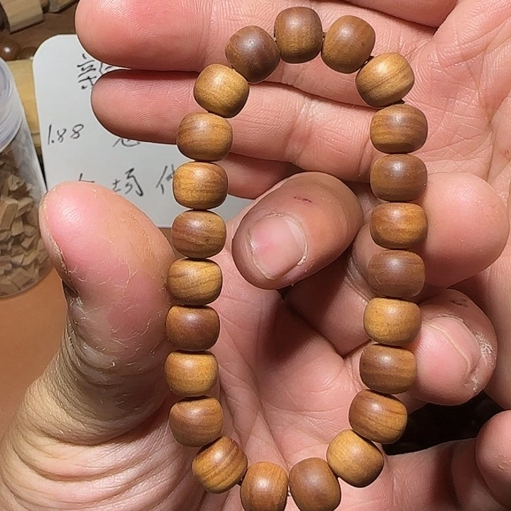 檀香木其他老山檀香8×9老型珠