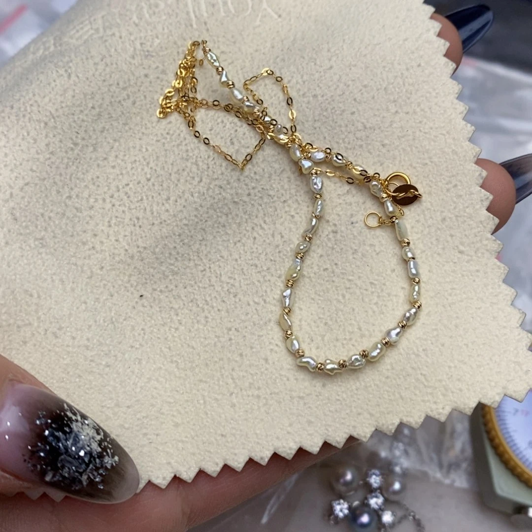 海水珍珠颈饰18K金镶嵌见*