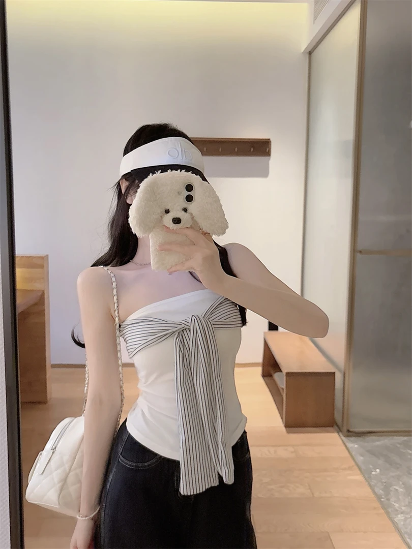 纯欲风修身型性感风背心吊带打底涉谷辣妹上衣