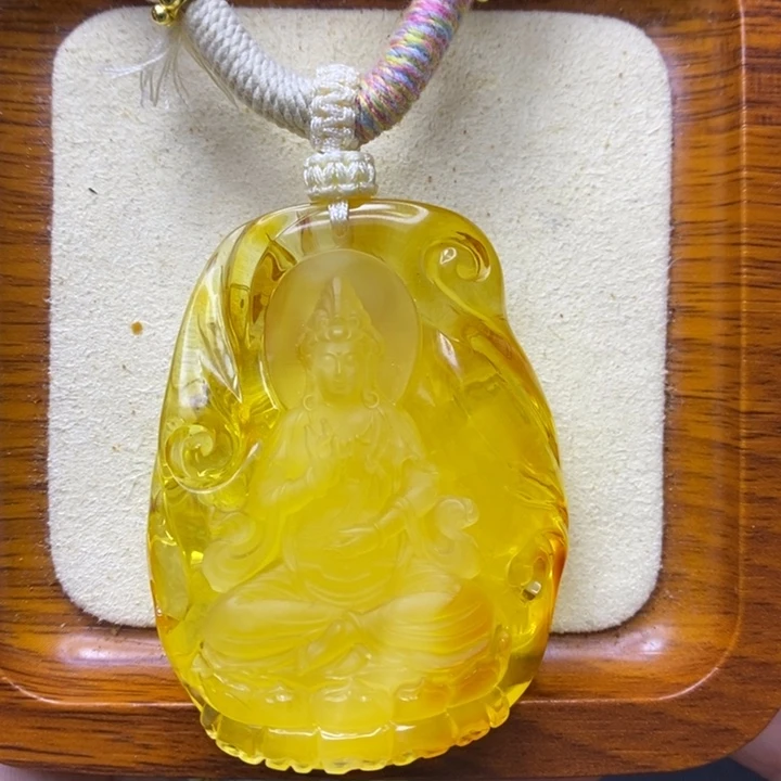 裸石琥珀未镶嵌敏