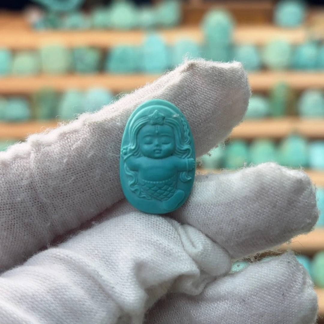 绿松石未镶嵌配饰