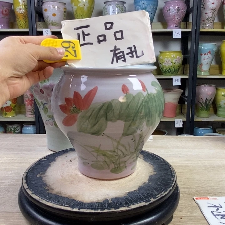 景德镇高温陶瓷花盆