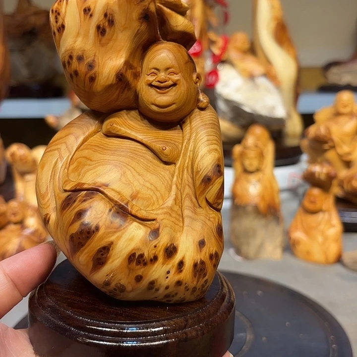 柏木太行崖柏弥勒佛瘤疤