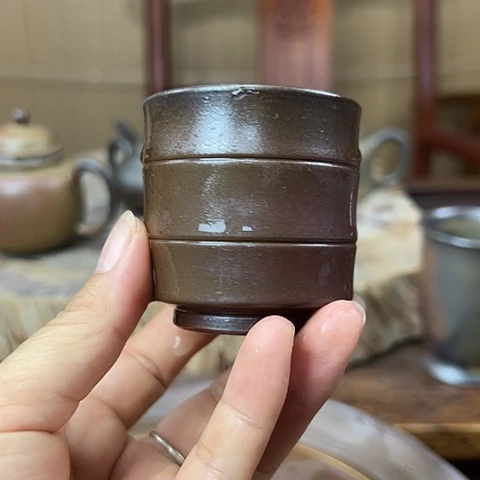戬谷龙窑柴烧茶杯31