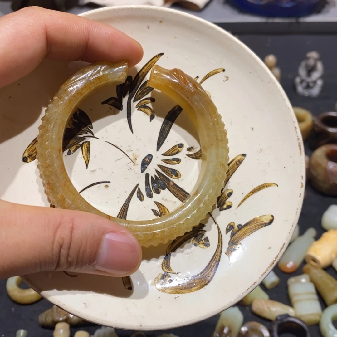瓷片指*王白底印花好物推荐