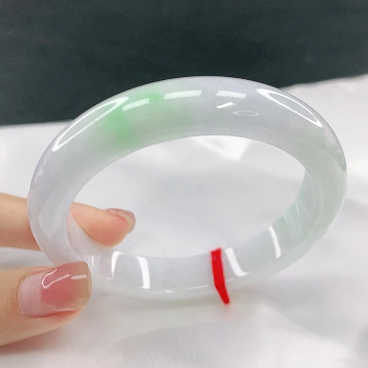 翡翠未镶嵌手镯圈57.8，40161