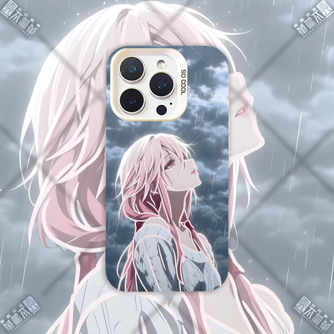 彩银楪祈仰望适用苹果16手机壳iphone15冰感散热全包14promax软