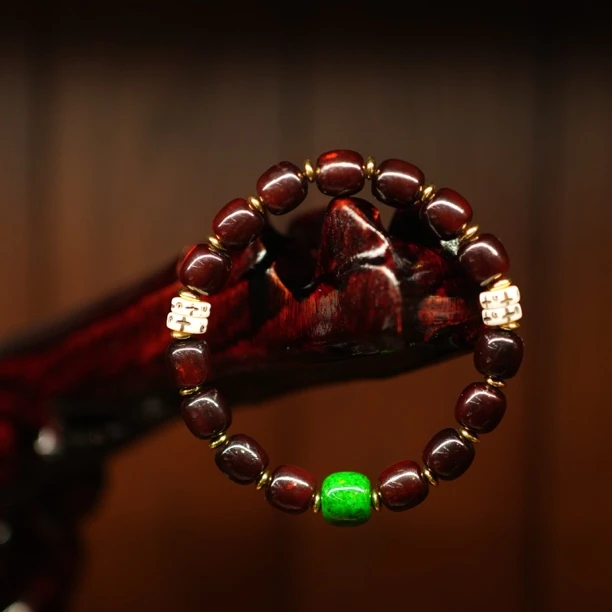 【小角】西藏天盘牦牛角满血单圈民族风古韵叠戴男女款文玩手串9*10