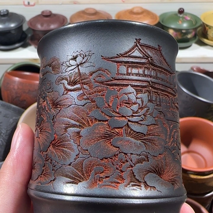 茶杯紫砂全手工紫砂