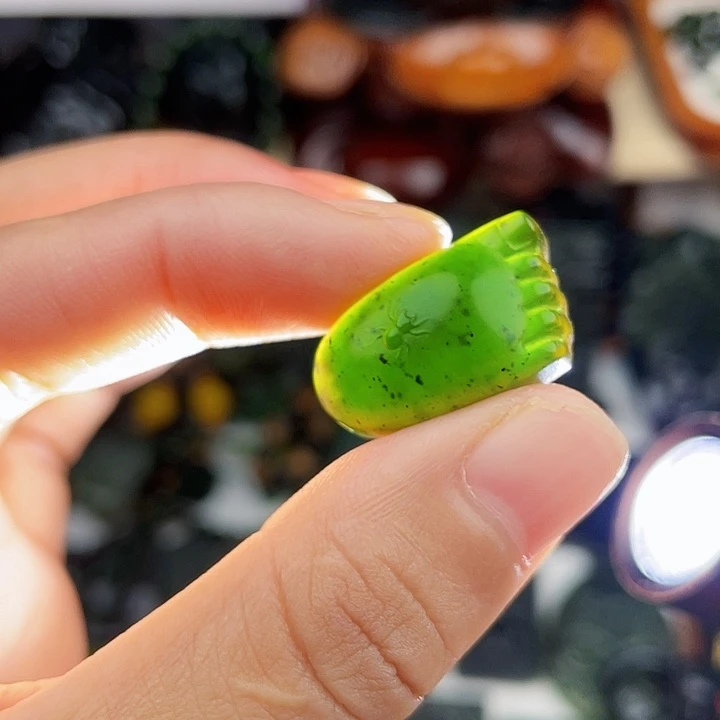 蛇纹石玉未镶嵌手串泰山玉知足常乐