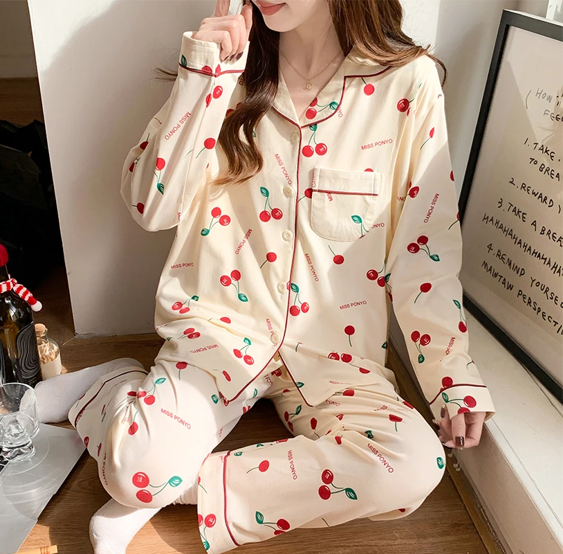 哺乳衣月子服春夏薄款孕妇睡衣产后喂奶家居服套装5-9月吸汗透气