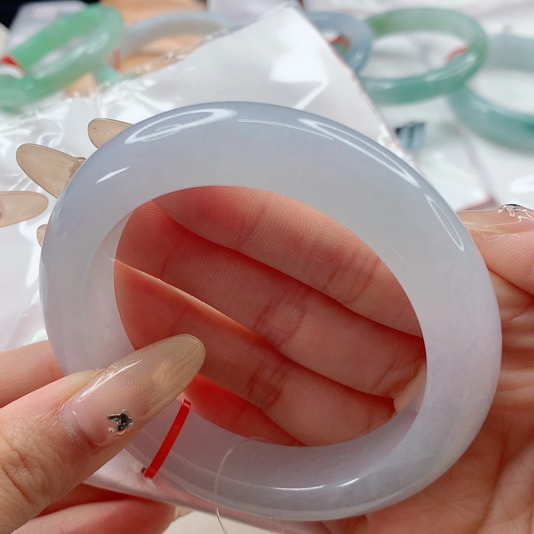 翡翠手镯未镶嵌58.8 正圈