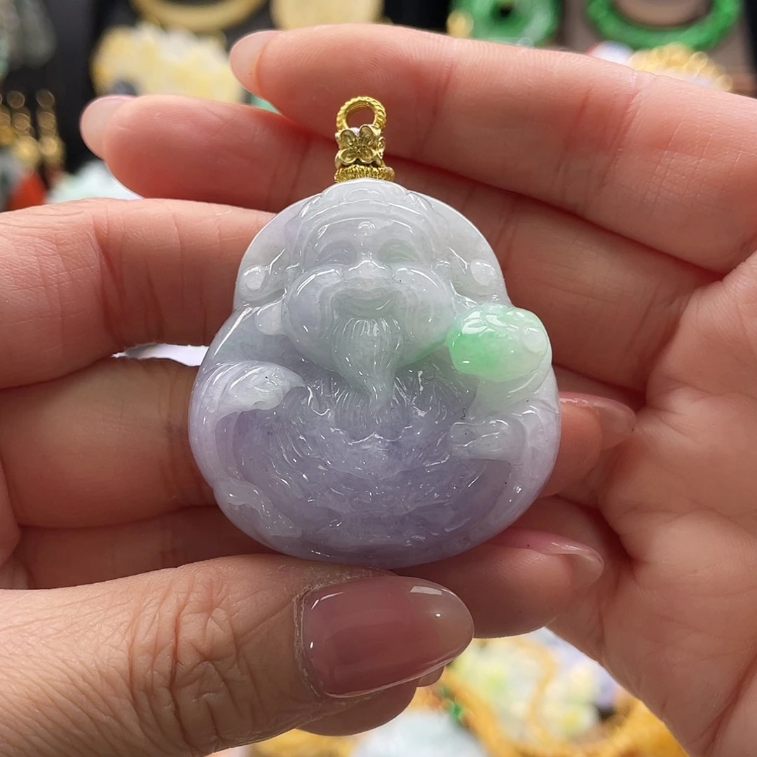 翡翠未镶嵌颈饰代编织