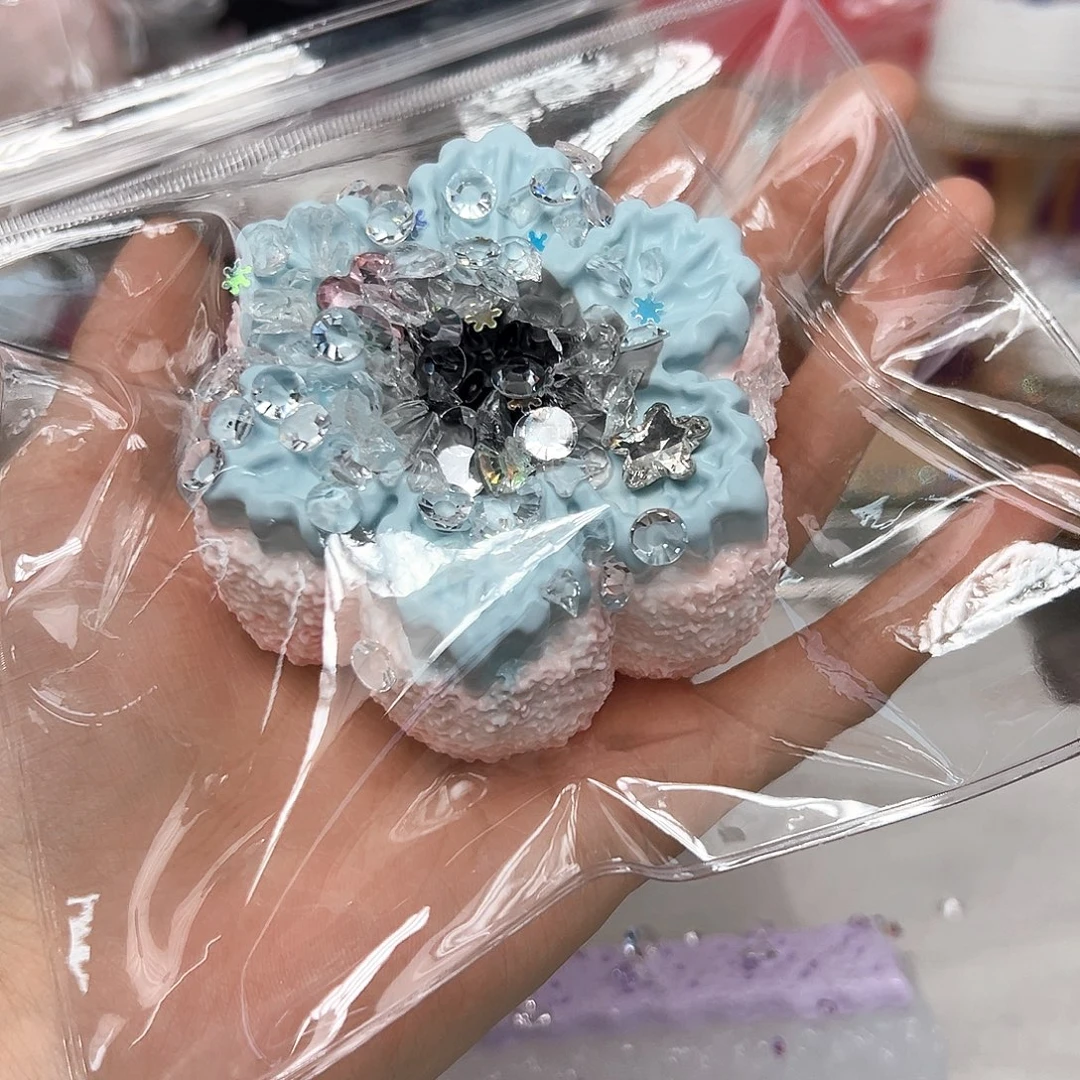 硅胶粉黑雪花160g