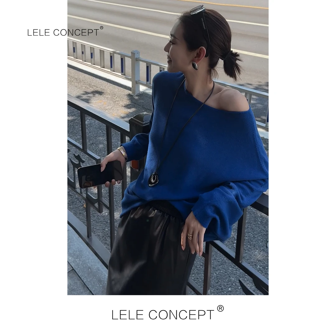 LELE CONCEPT | 「丽」都市轻奢设计师款不等式毛衣S1186