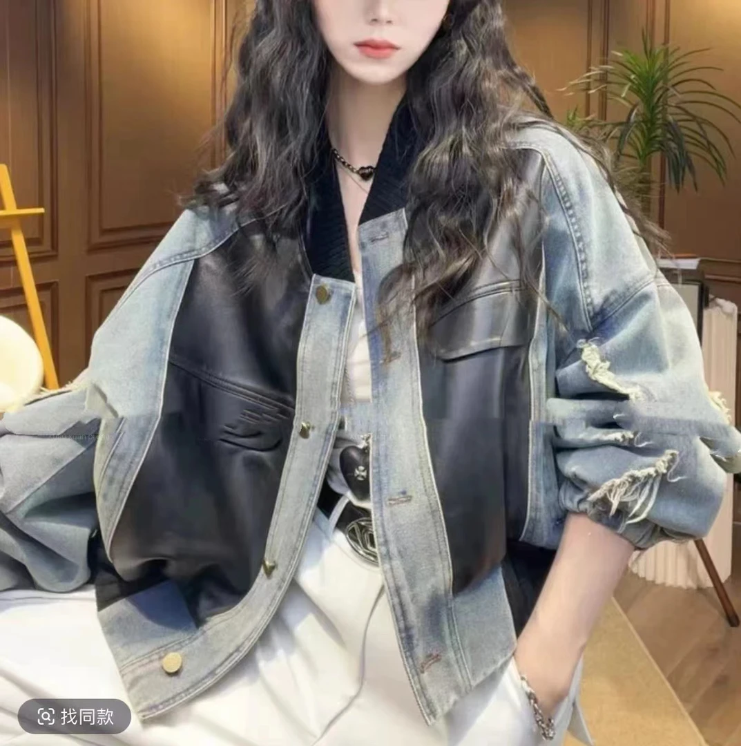海宁2025春季新款爆款皮衣外套女高级感小个子真皮绵羊皮短款外套