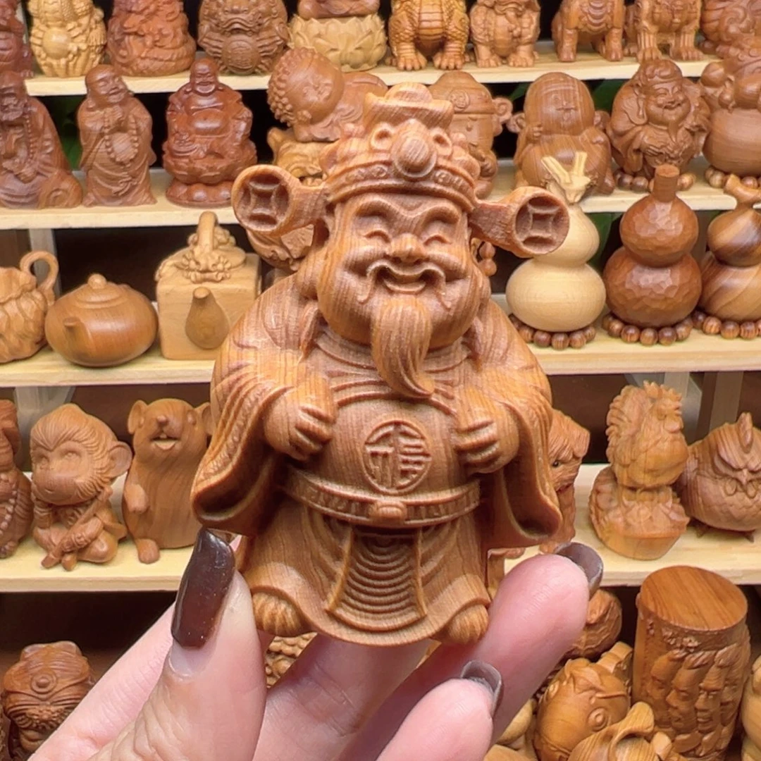 柏木太行崖柏手把件