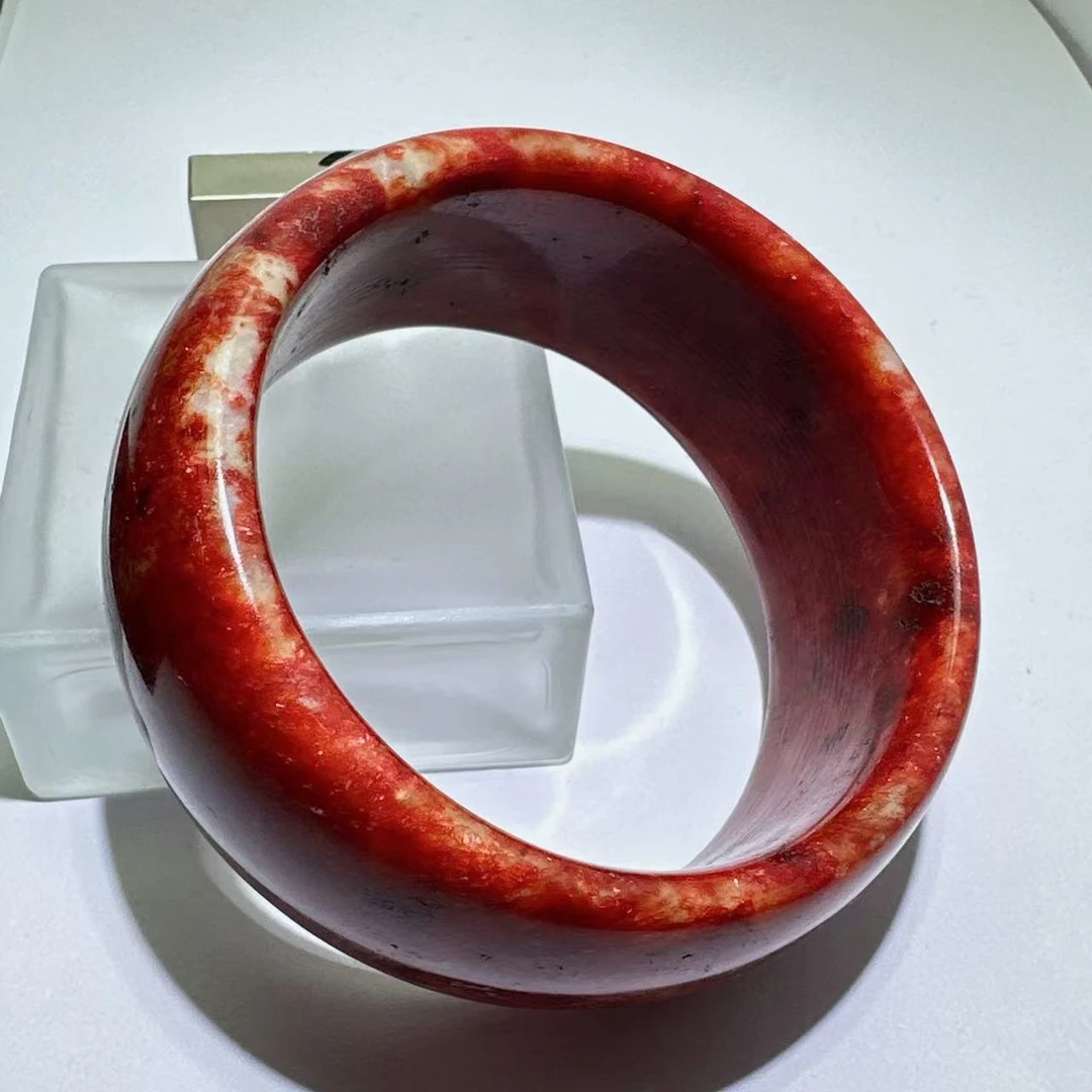 非金属莫桑石手镯 （老银工厂3号店）s3 精品轮胎红手镯（多样性发一