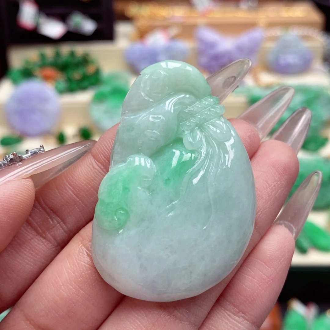 颈饰未镶嵌翡翠翡翠吊坠