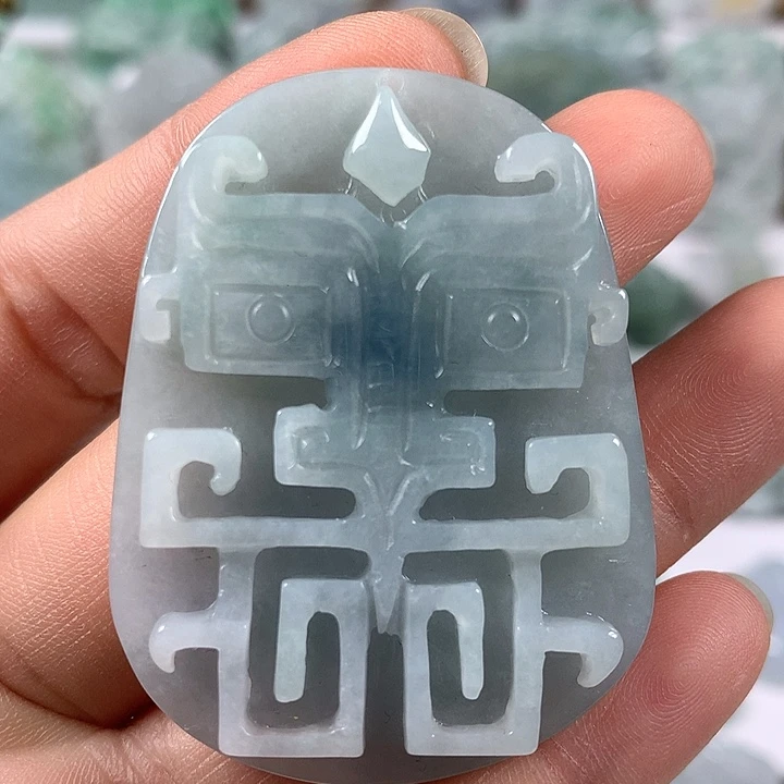 翡翠未镶嵌颈饰仿古龙行天下福利