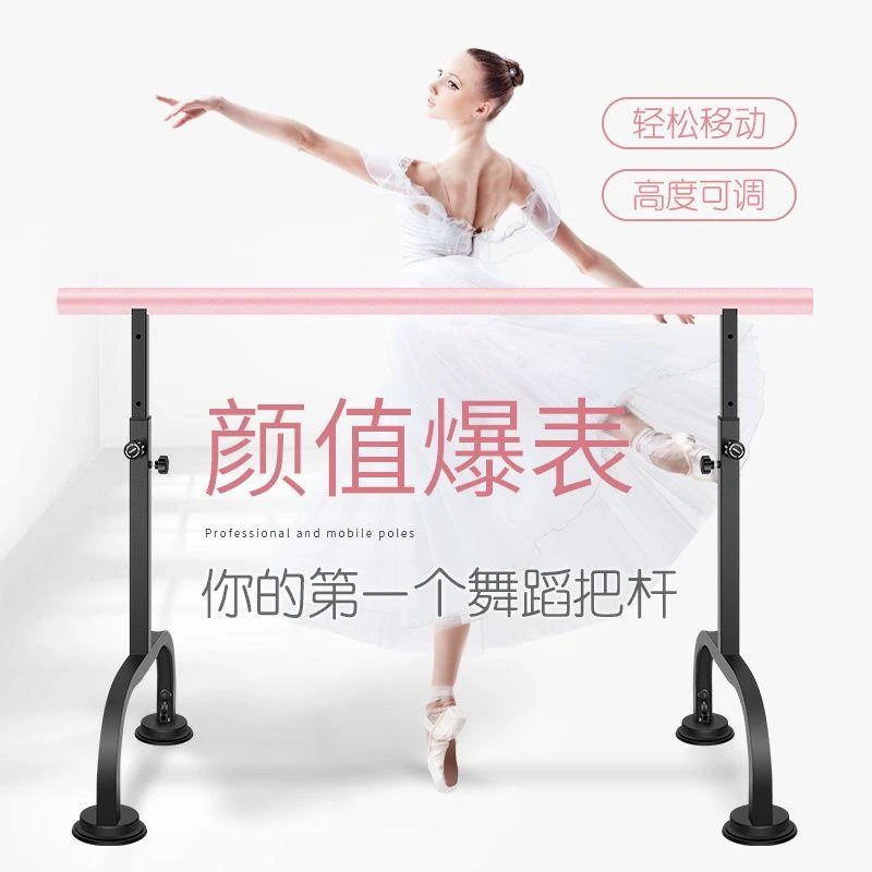 舞蹈把杆家用移动式练舞房专业教室跳舞室内练功杆子儿童成人压腿