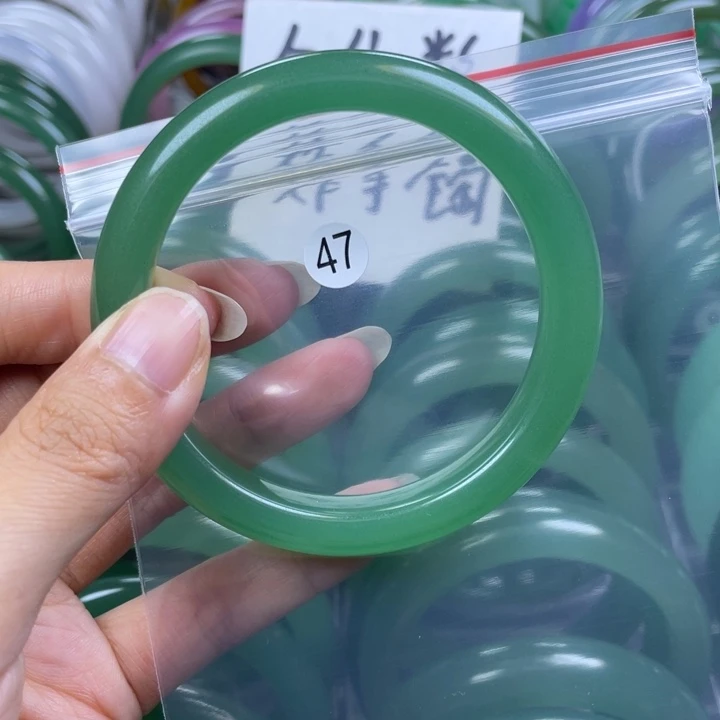 未镶嵌手镯石英岩玉5859