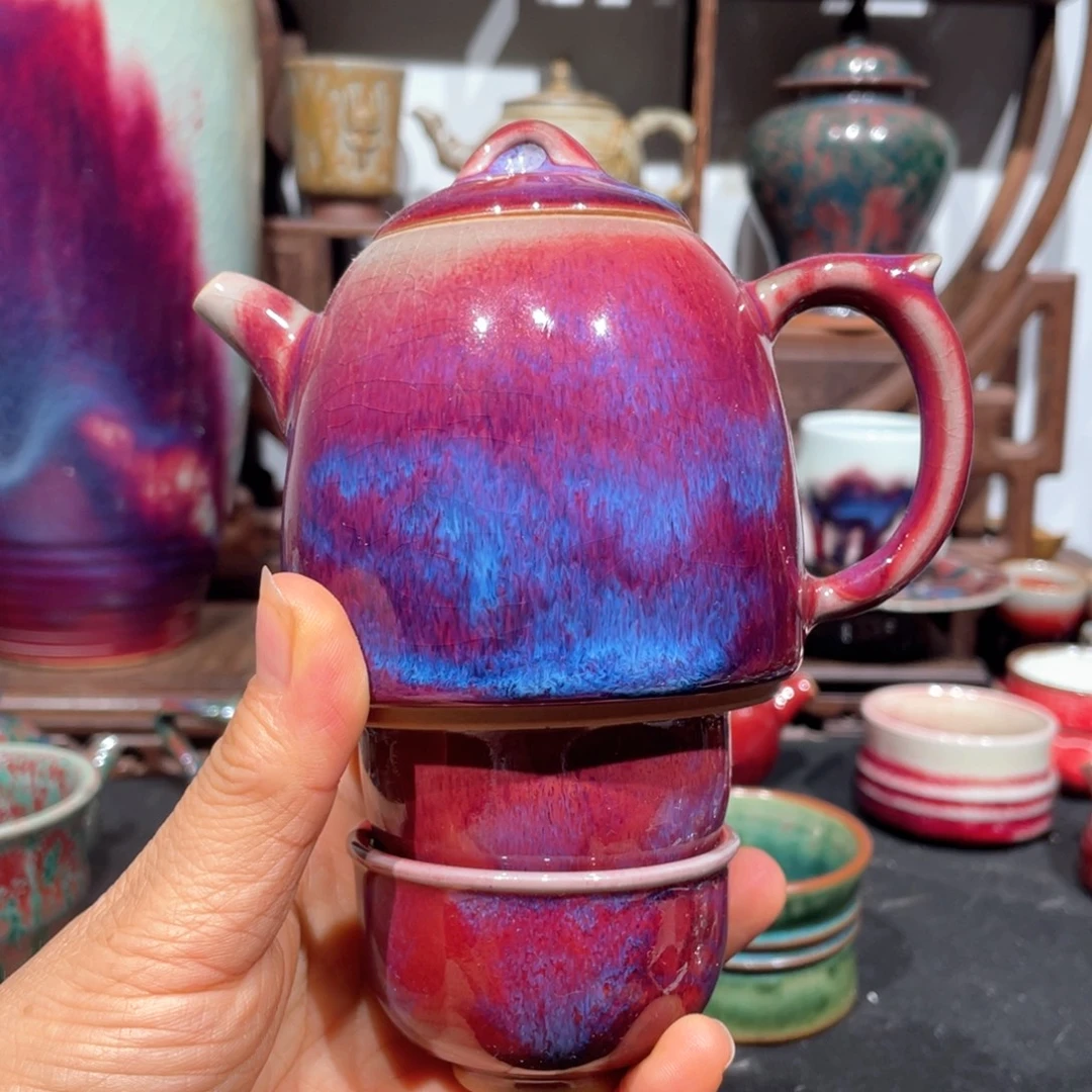 中国神后钧瓷茶器