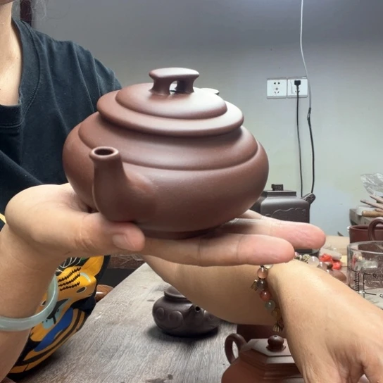 茶壶紫砂灵**净泥料底槽清