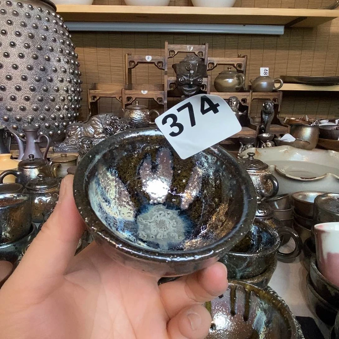 喵**森高温柴烧陶泥主人杯