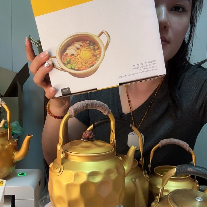 铝日本韩国泡面锅哈哈哈