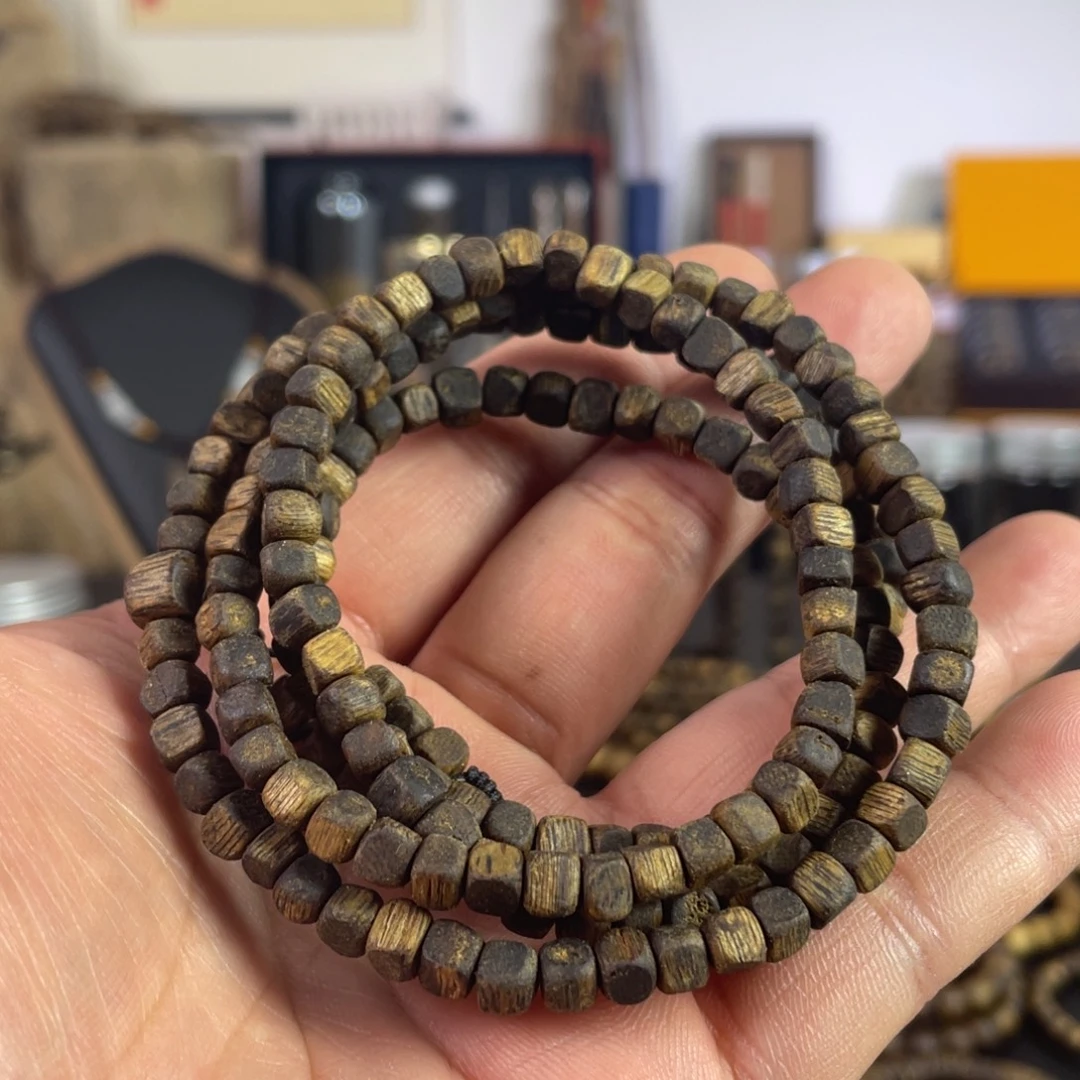 奇楠沉香小方糖多圈，13克