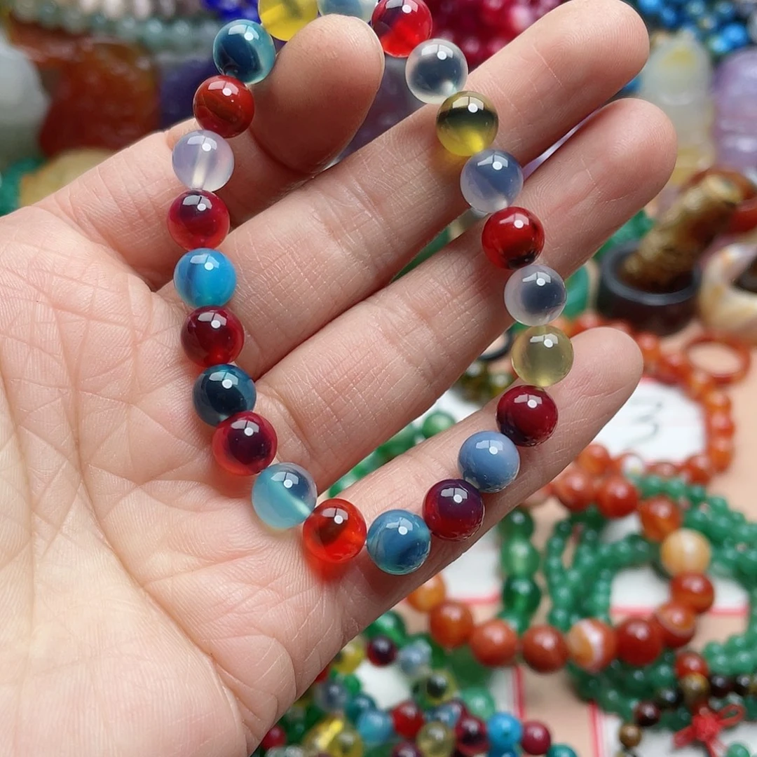 玛瑙/玉髓颈饰合金夜*