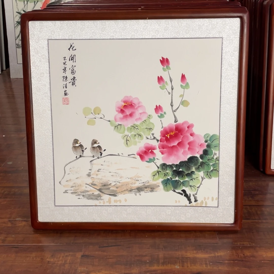 国画带框尺寸63*63厘米