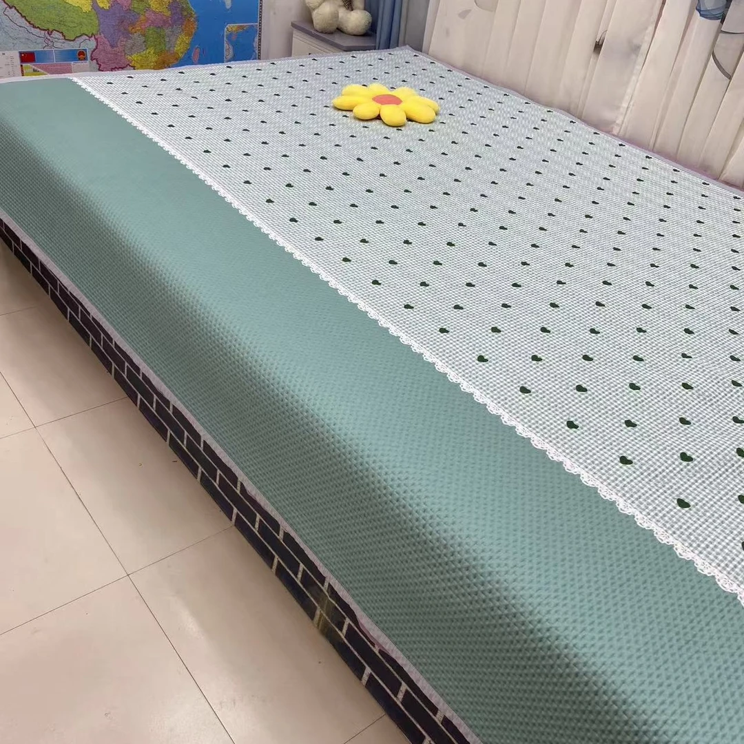 四季新款三层夹棉加厚榻榻米大炕盖毯床盖四季通用2025款最新款