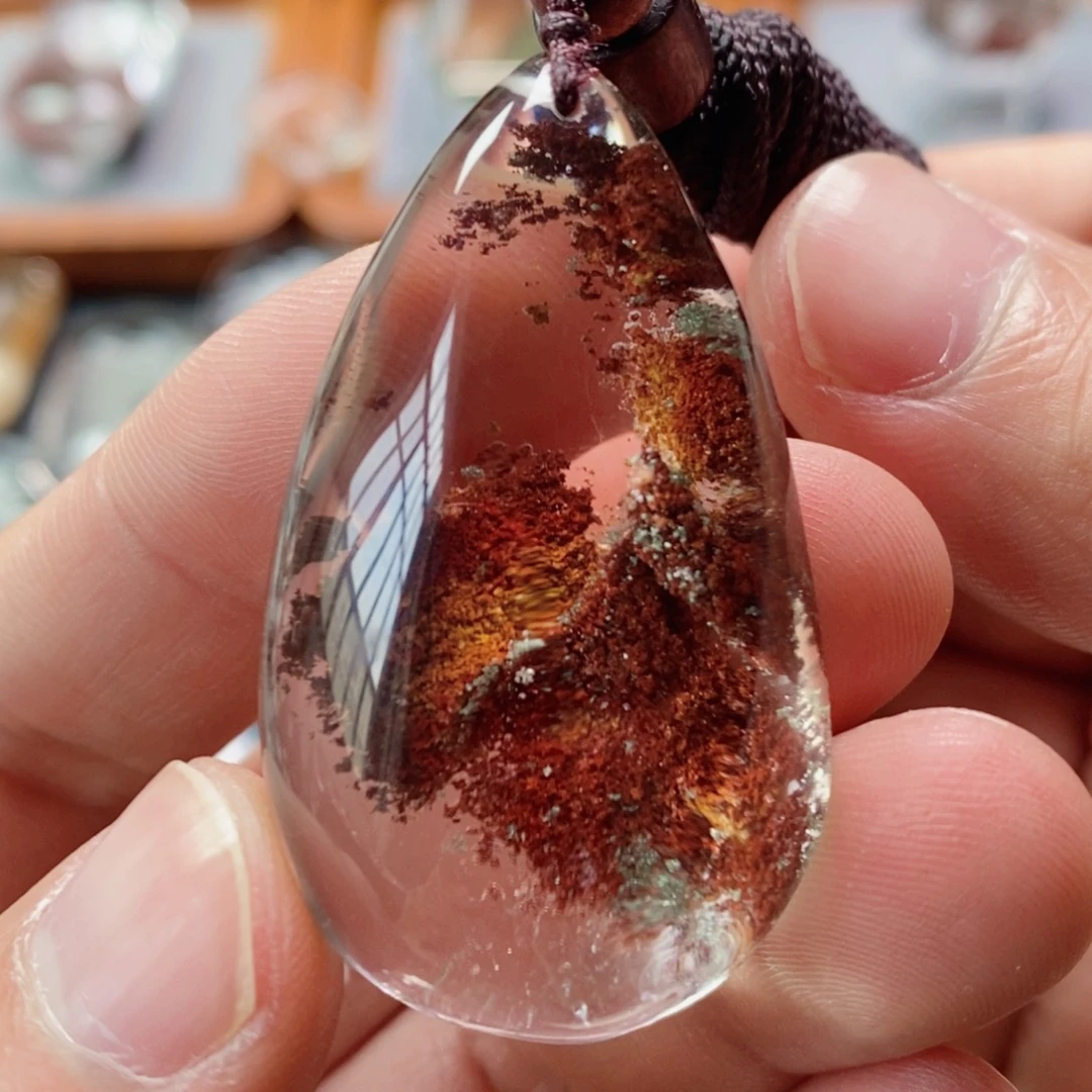 水晶未镶嵌吊坠(不含链)