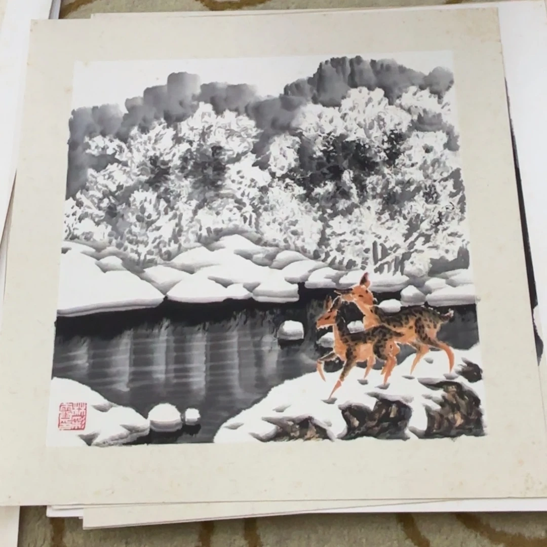 国画国画老师作品刘