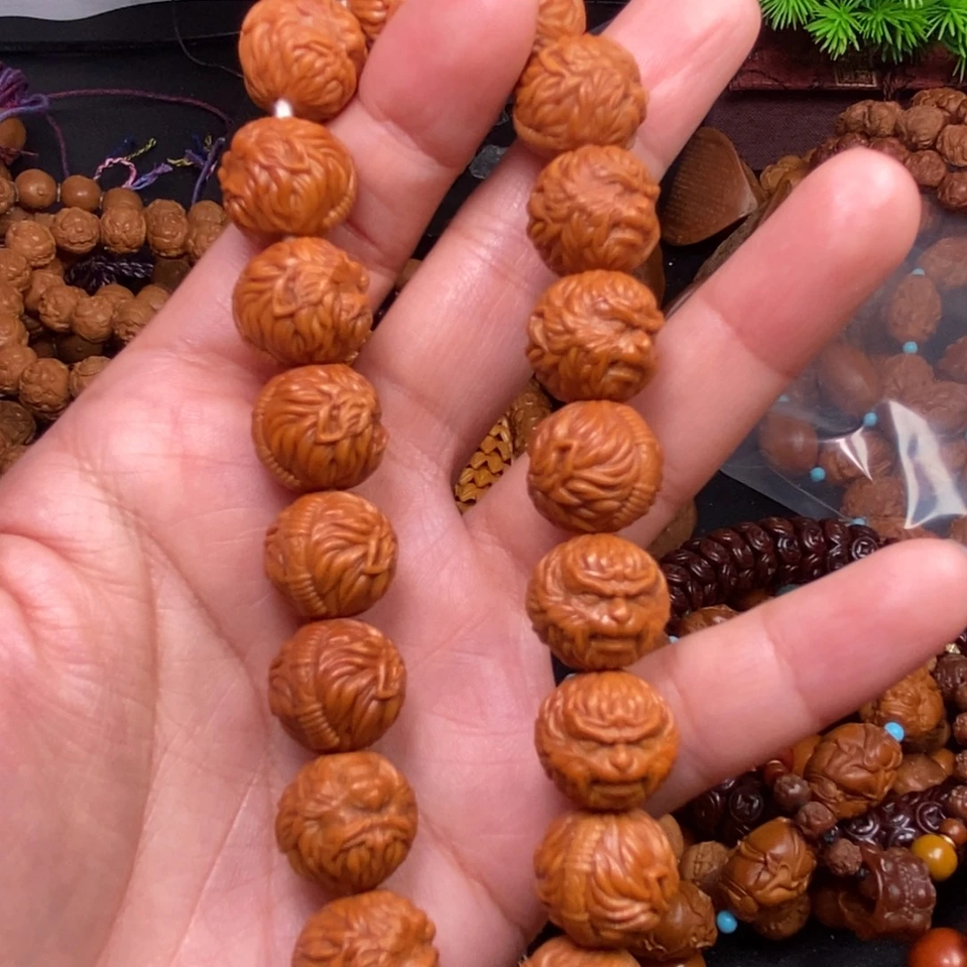菩提籽类橄榄核雕刻手串手链项链吊坠
