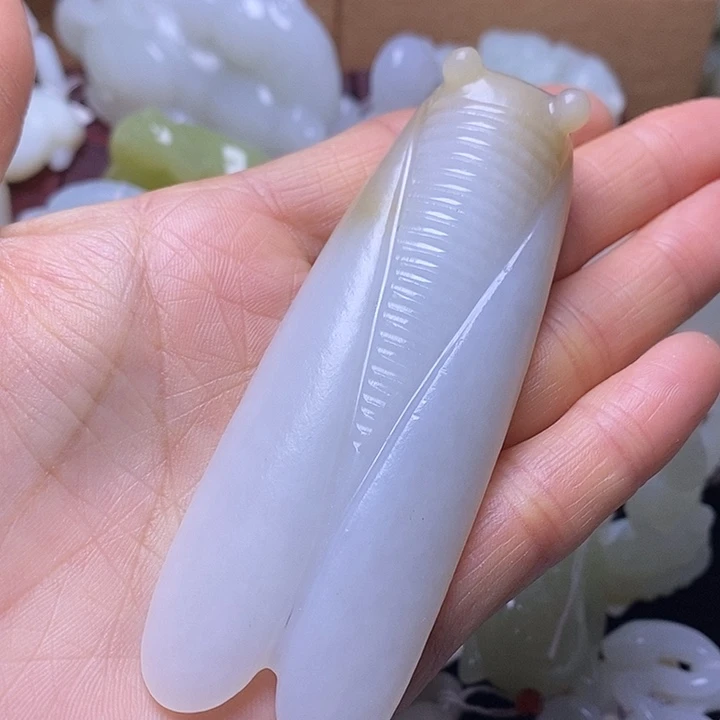 和田玉未镶嵌吊坠(不含链)