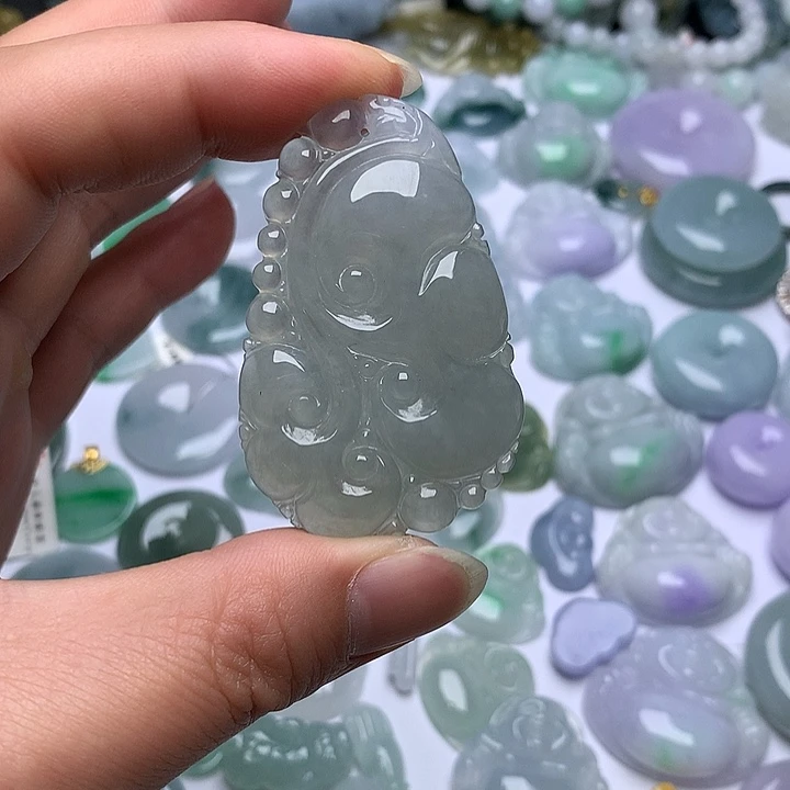 翡翠未镶嵌颈饰天然翡翠