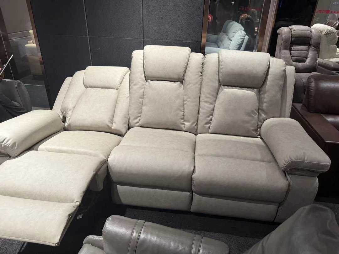 MKL-6-24真皮沙发双人欧式