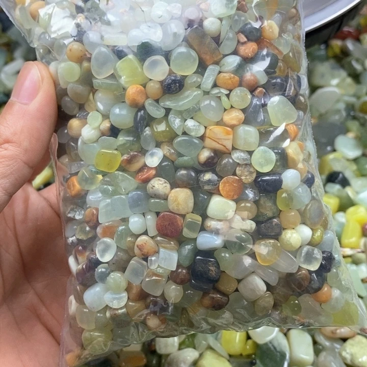 蛇纹石玉未镶嵌鱼缸石