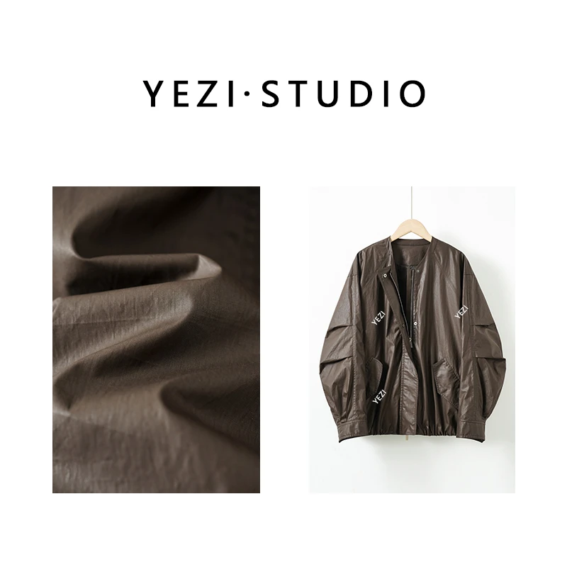 【波尔多之风】進口防风高密梭织无领拉链夹克外套25115301-3/19