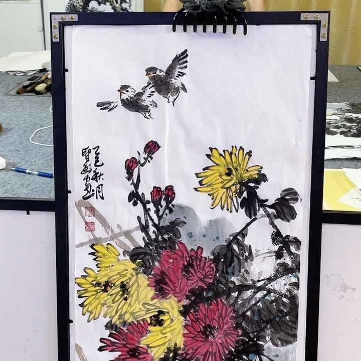 国画张圣敏先生纯手绘作品