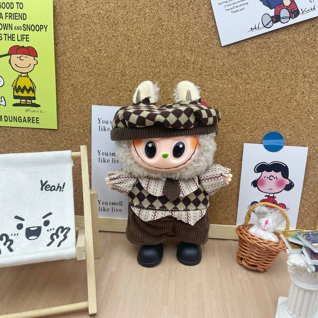 labubu衣服坐坐派对娃衣一二代用Labubu娃衣拉布布衣服clothes