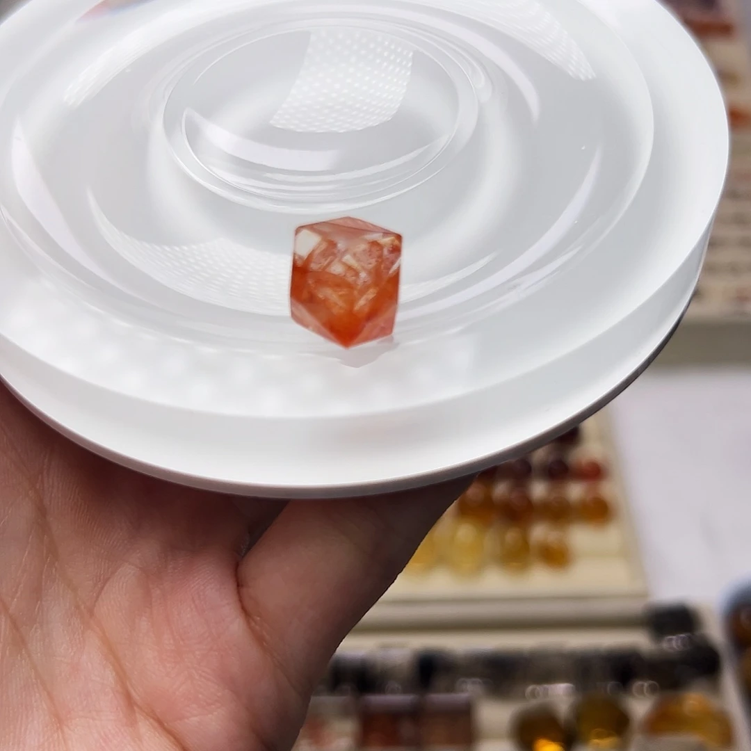 水晶天然水晶定制打孔不退换未镶嵌素*