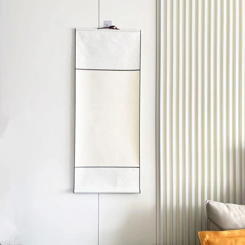 水墨景[32X68生宣]四尺四开写字书法画画皆可全绫精裱专用卷轴