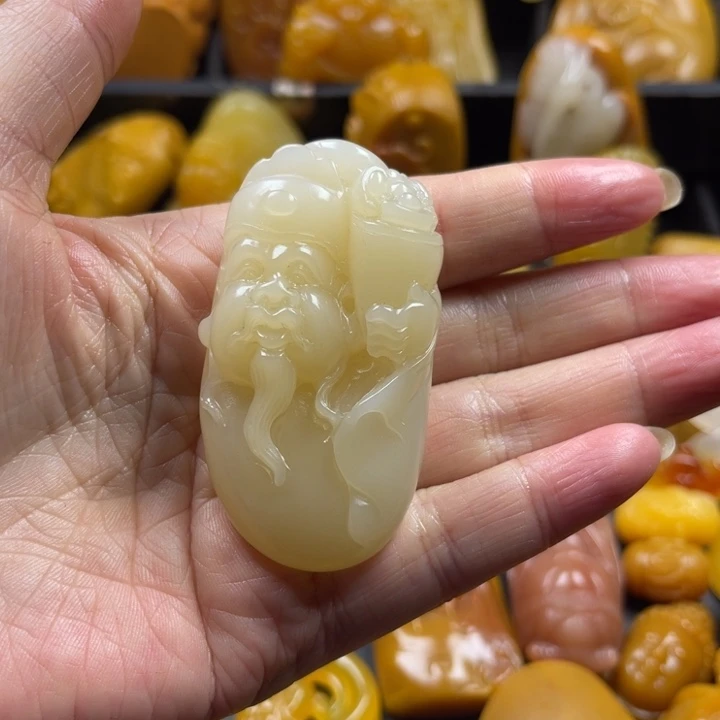 墨***尘石英质玉未镶嵌吊坠(不含链)